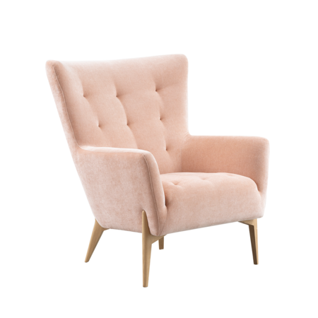 Ilja Armchair | Dusty Pink