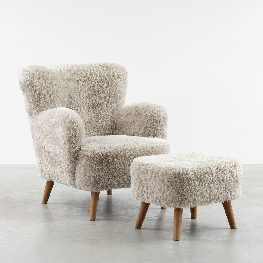 Svenn Footstool Oak Sav & Økse Svenn Footstool Oak