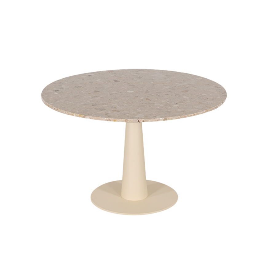 De Machinekamer Loannis Table with Round Composite Top
