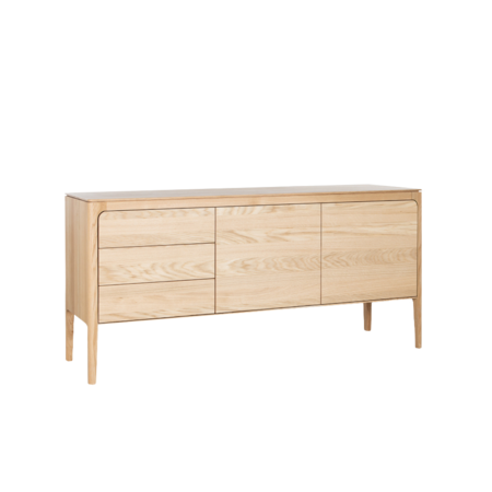 Rikke Sideboard 3-Compartment | Oak