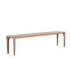 Sav & Økse Onni Dining table bench 160x40 Walnut matt lacquered