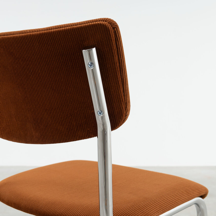 Dykmeyer De Purmer tubular frame Dining chair