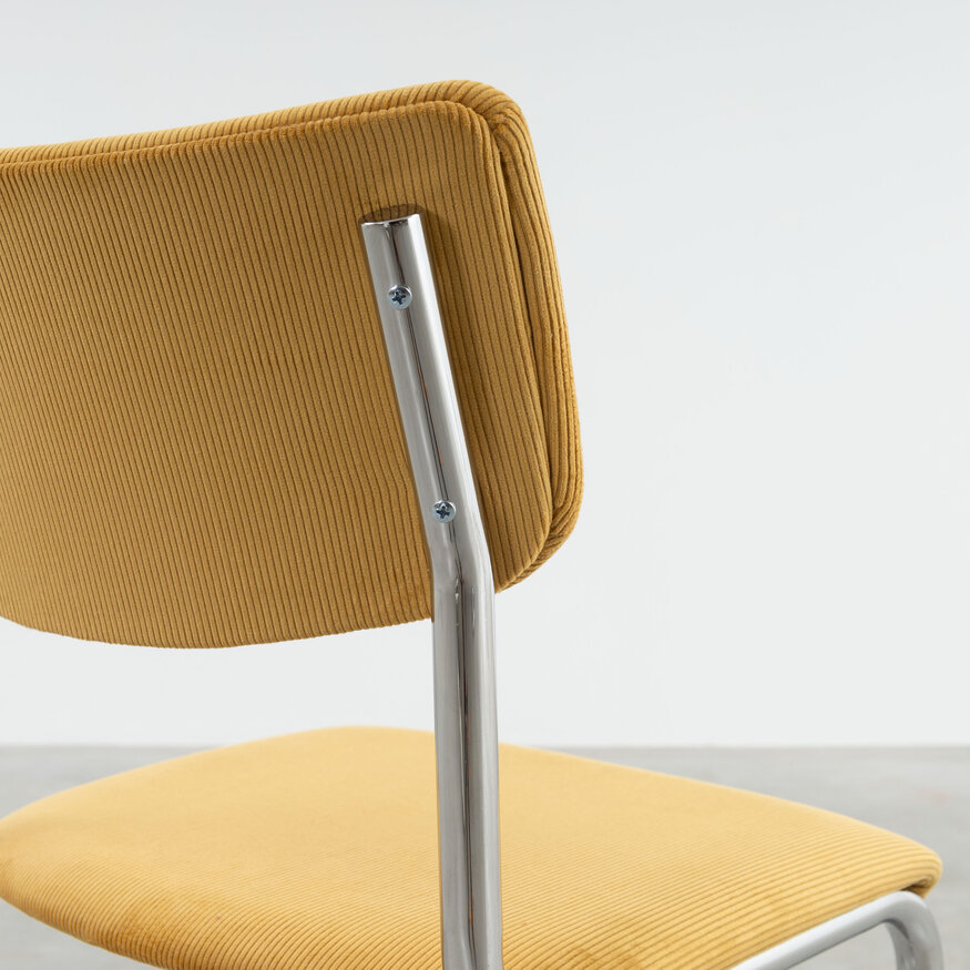 Dykmeyer De Purmer tubular frame Dining chair