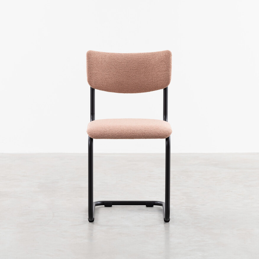 Dykmeyer De Purmer tubular frame Dining chair