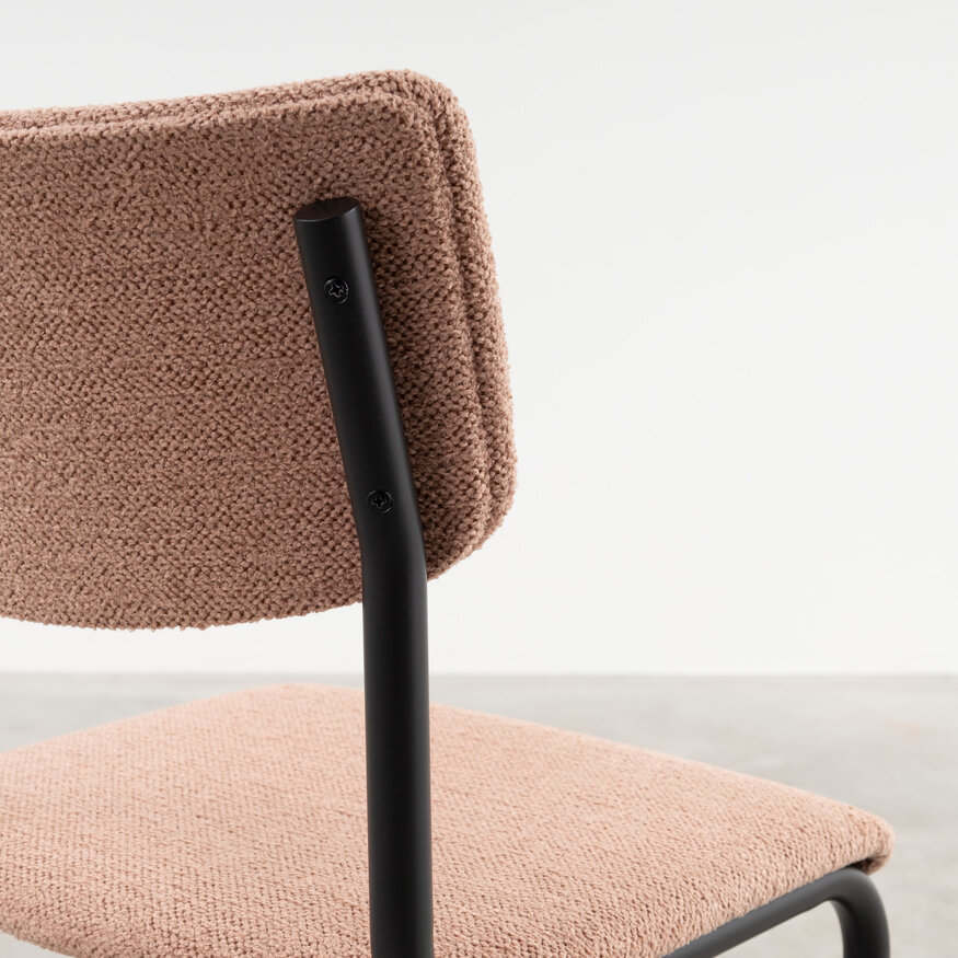 Dykmeyer De Purmer tubular frame Dining chair