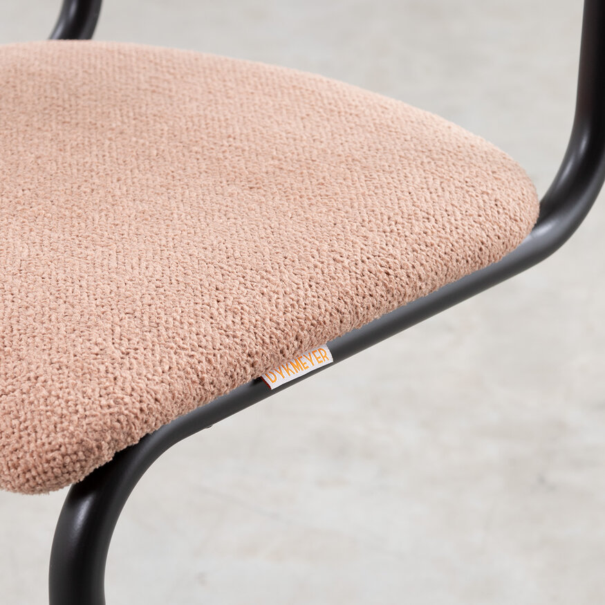 De Purmer design buisframe eetkamerstoel Dykmeyer De Purmer design buisframe eetkamerstoel