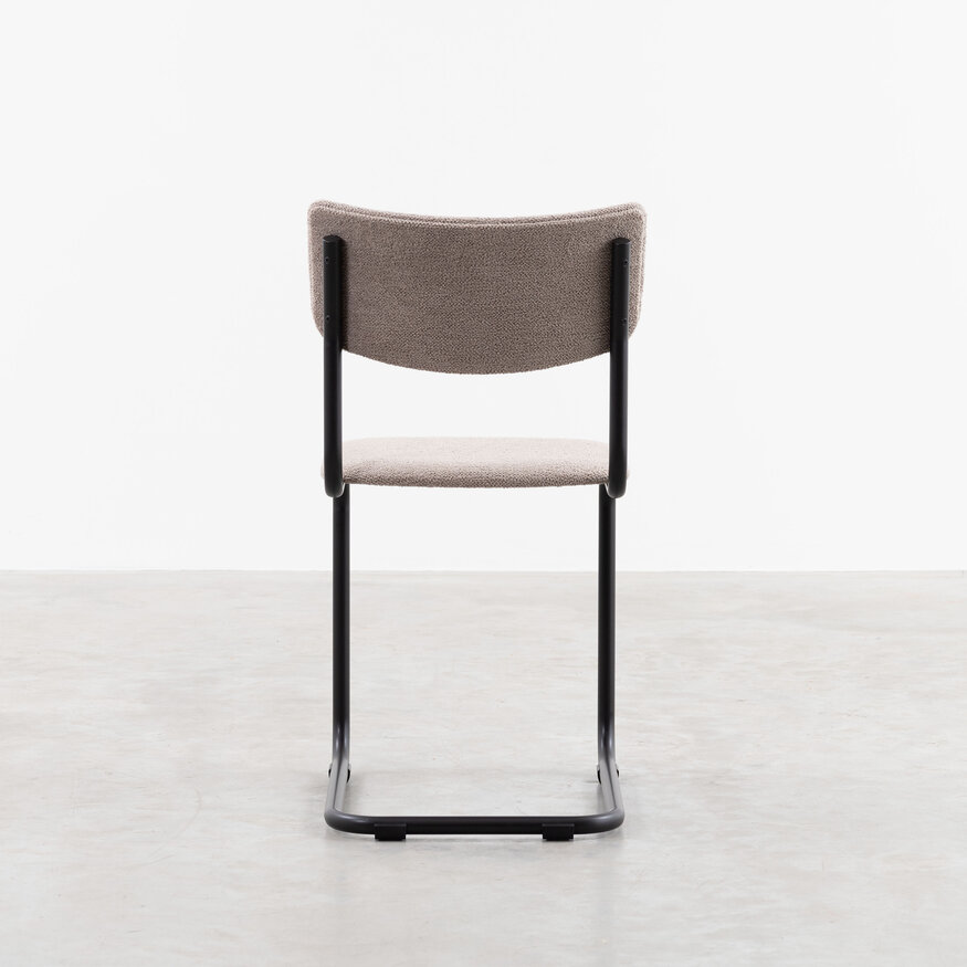 Dykmeyer De Purmer tubular frame Dining chair