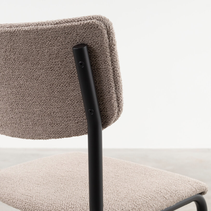 Dykmeyer De Purmer tubular frame Dining chair