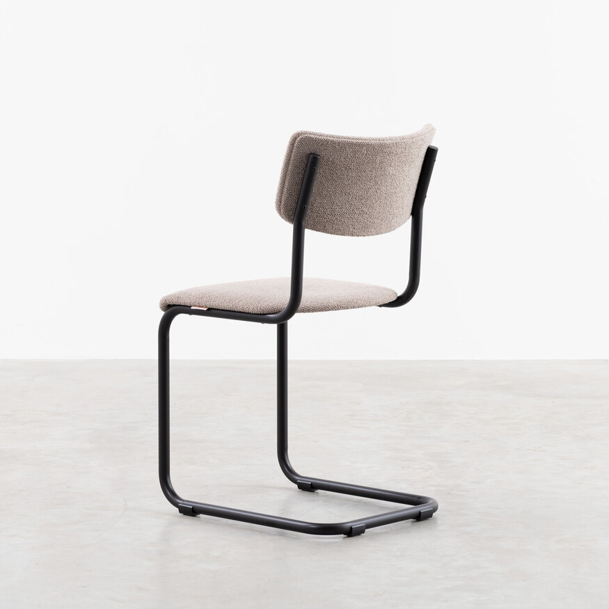 Dykmeyer De Purmer tubular frame Dining chair