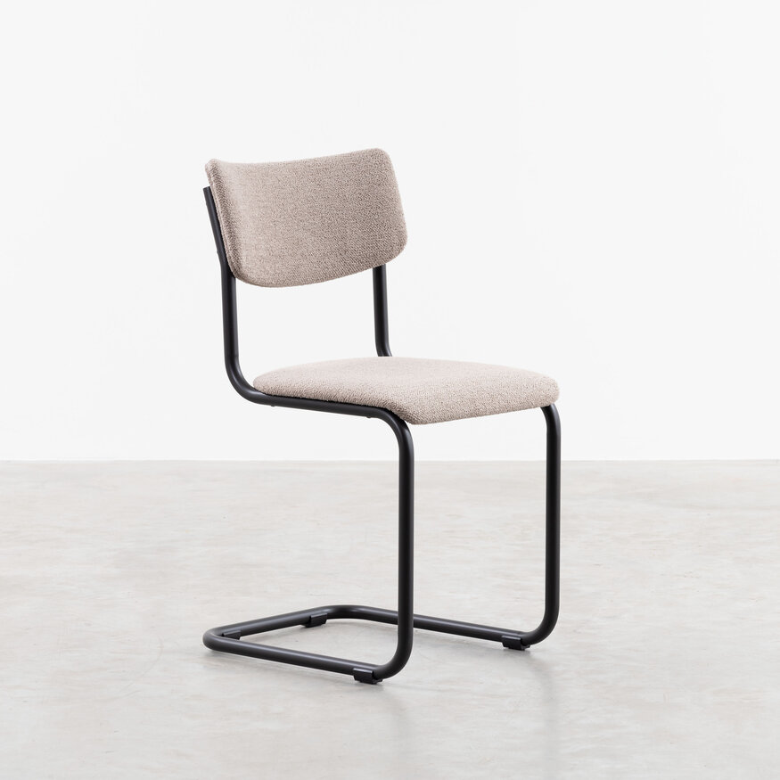 Dykmeyer De Purmer tubular frame Dining chair