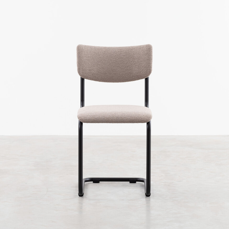 Dykmeyer De Purmer tubular frame Dining chair