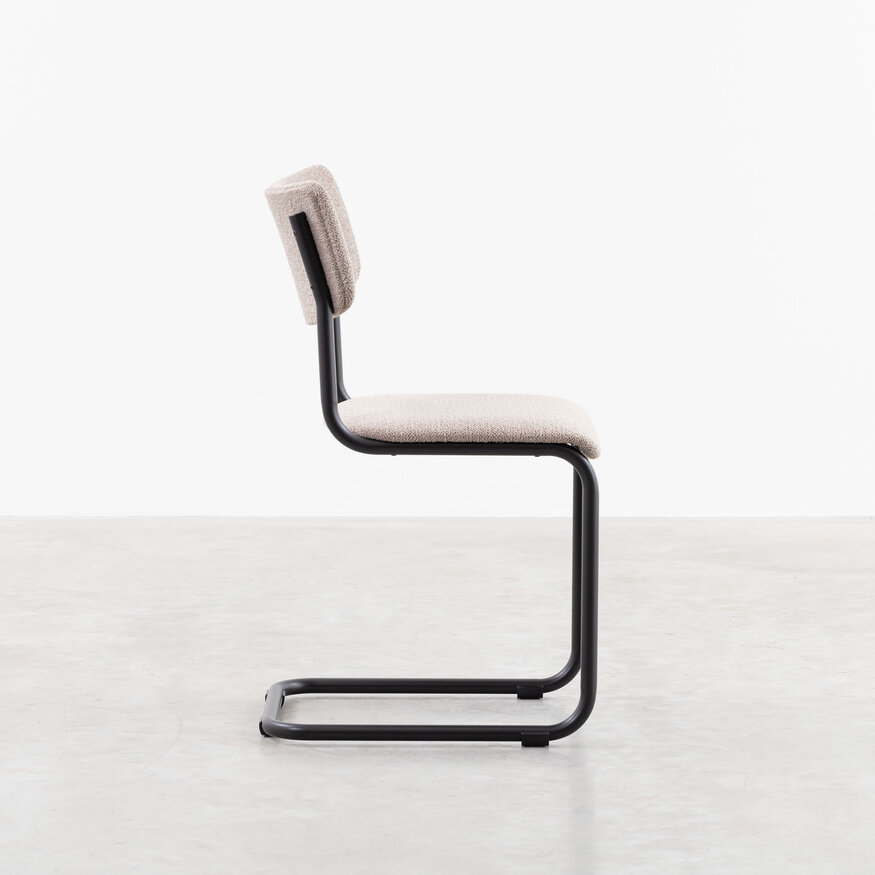 Dykmeyer De Purmer tubular frame Dining chair