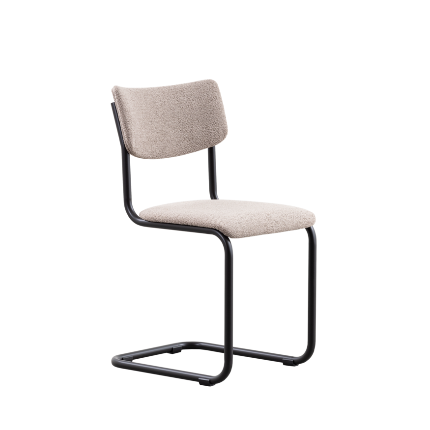 Dykmeyer De Purmer tubular frame Dining chair