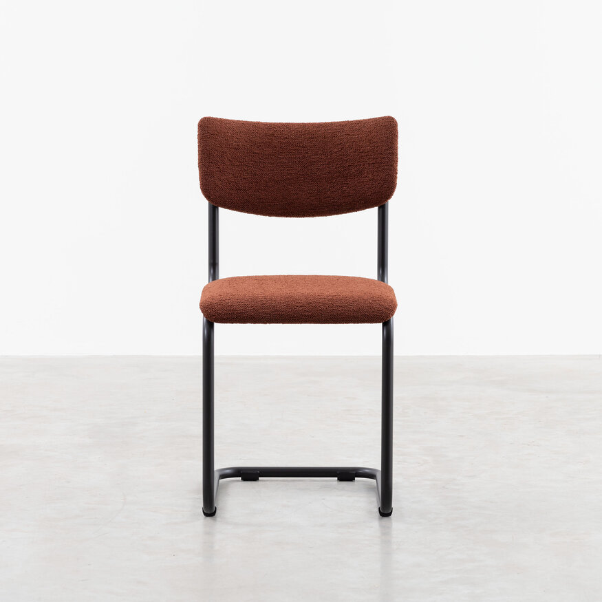 Dykmeyer De Purmer design buisframe eetkamerstoel