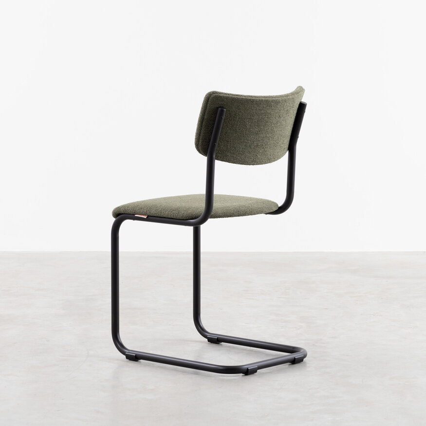 De Purmer design buisframe eetkamerstoel Dykmeyer De Purmer design buisframe eetkamerstoel