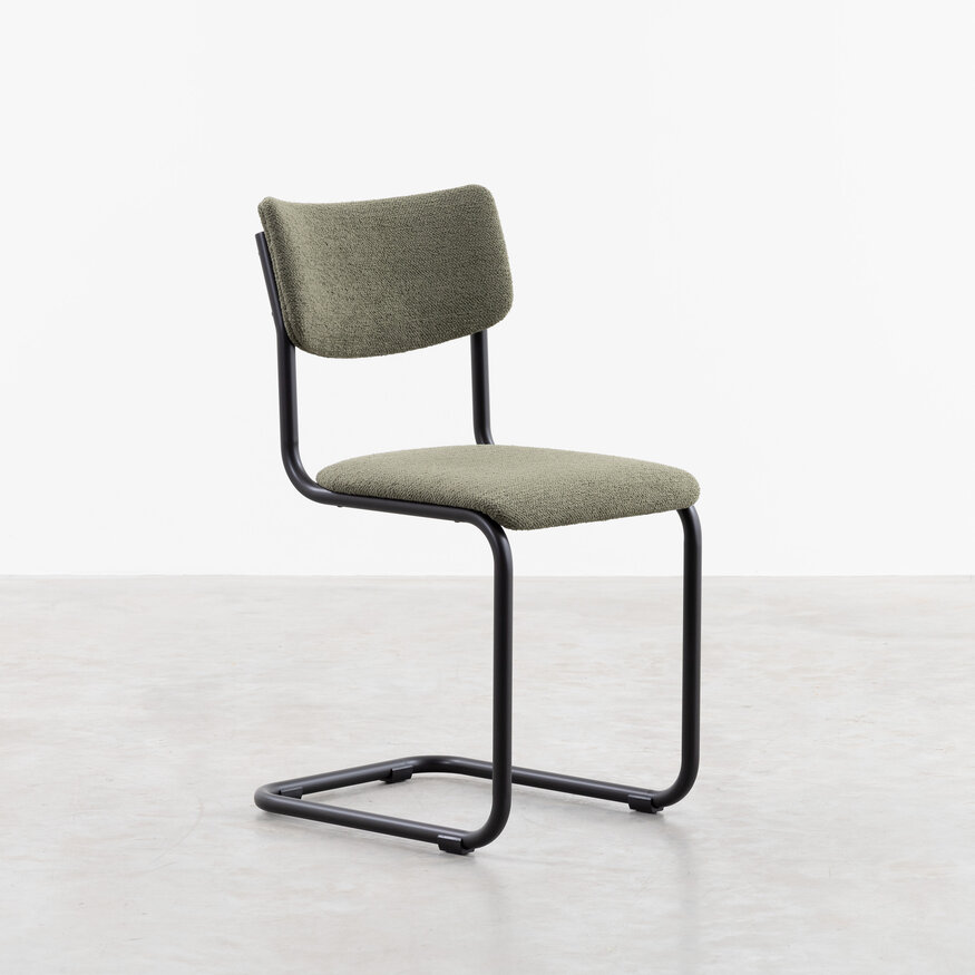 De Purmer design buisframe eetkamerstoel Dykmeyer De Purmer design buisframe eetkamerstoel