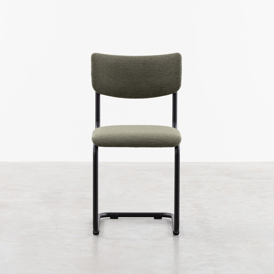 De Purmer design buisframe eetkamerstoel Dykmeyer De Purmer design buisframe eetkamerstoel