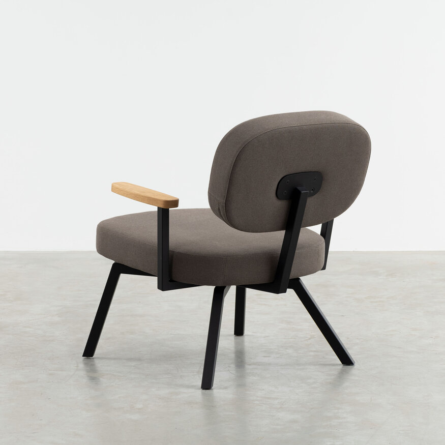 Dykmeyer MK Design Fauteuil Met Eiken Armleggers