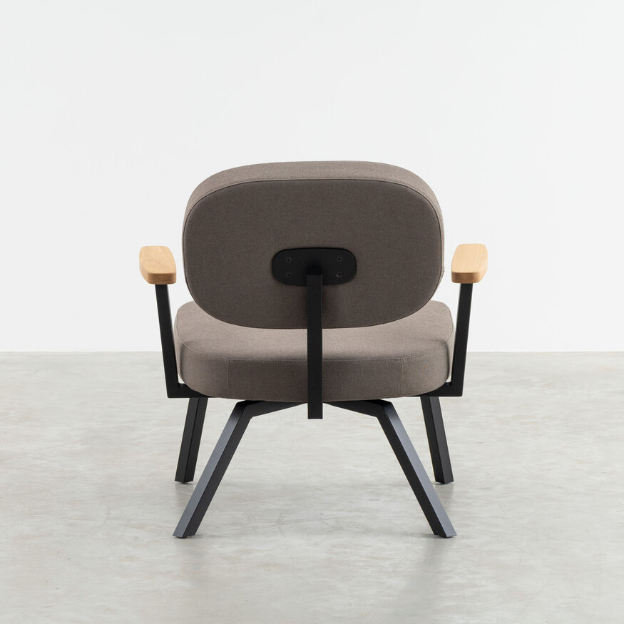 Dykmeyer MK Design Fauteuil Met Eiken Armleggers