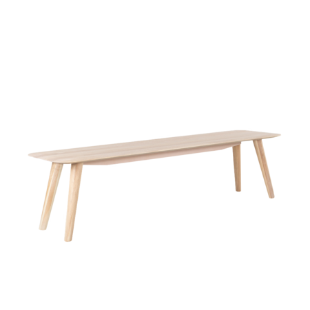 Olger Dining Table Bench | Oak Whitewash