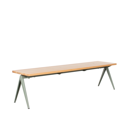 TD4 Table Bench Cement Grey | Beech