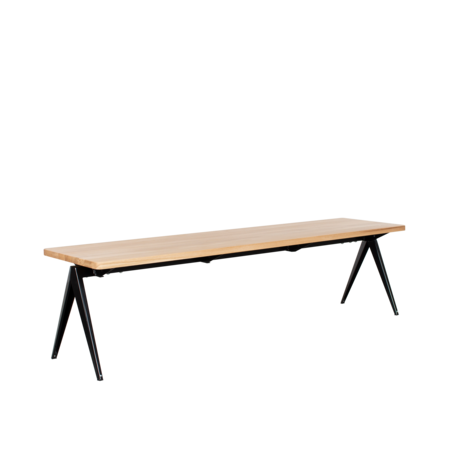 TD4 Table Bench Black | Oak