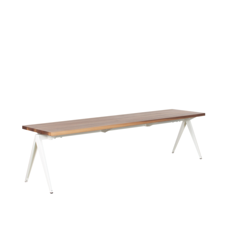 TD4 Table Bench White | Walnut