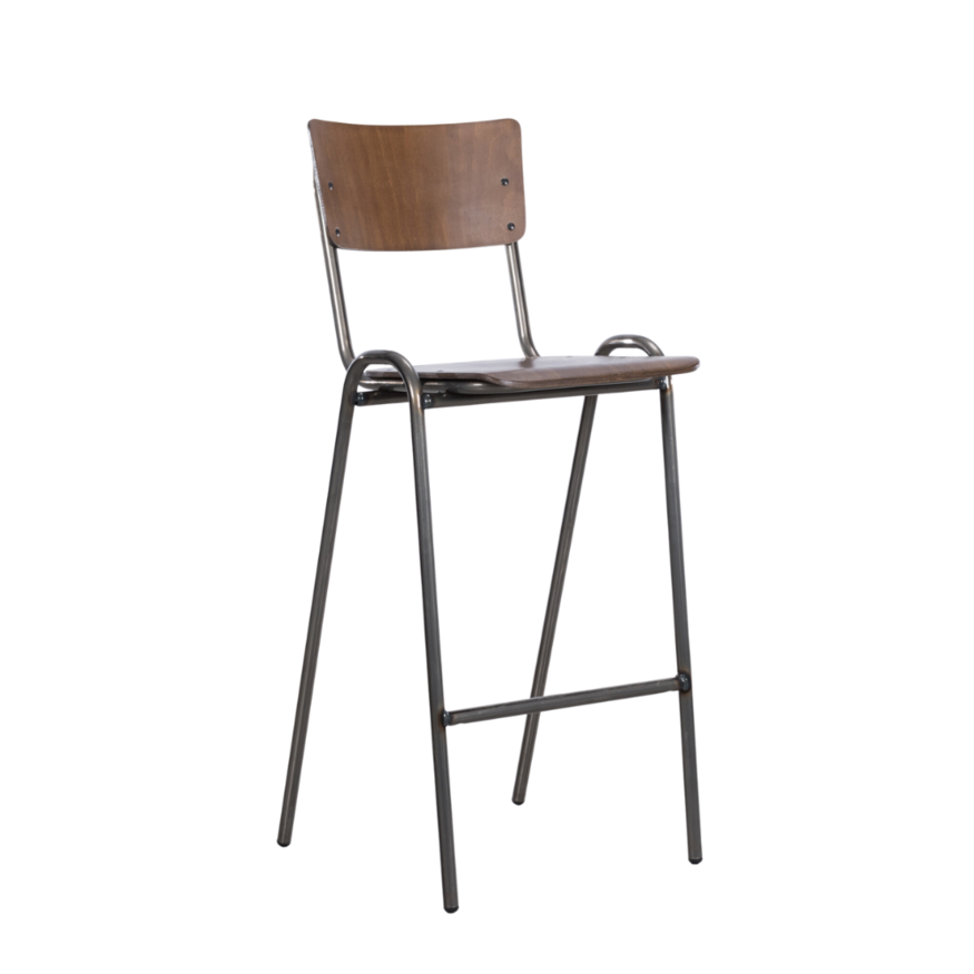 Dykmeyer Lizitte Industrial Tubular Bar Chair