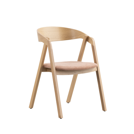 Edske Oak | Seat Dusty Pink