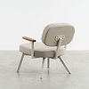 Dykmeyer MK Design Armchair With Walnut Armrests