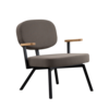 Dykmeyer MK Design Armchair With Oak Armrests