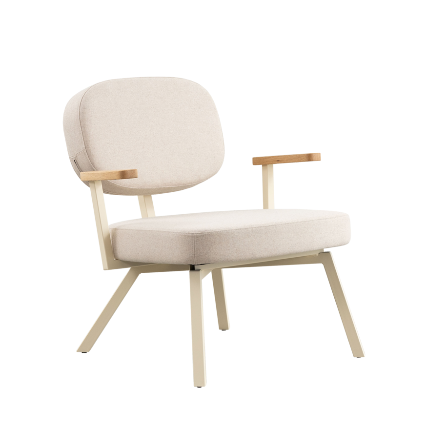 Dykmeyer MK Design Armchair With Oak Armrests