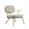 Dykmeyer MK Design Fauteuil Met Eiken Armleuningen