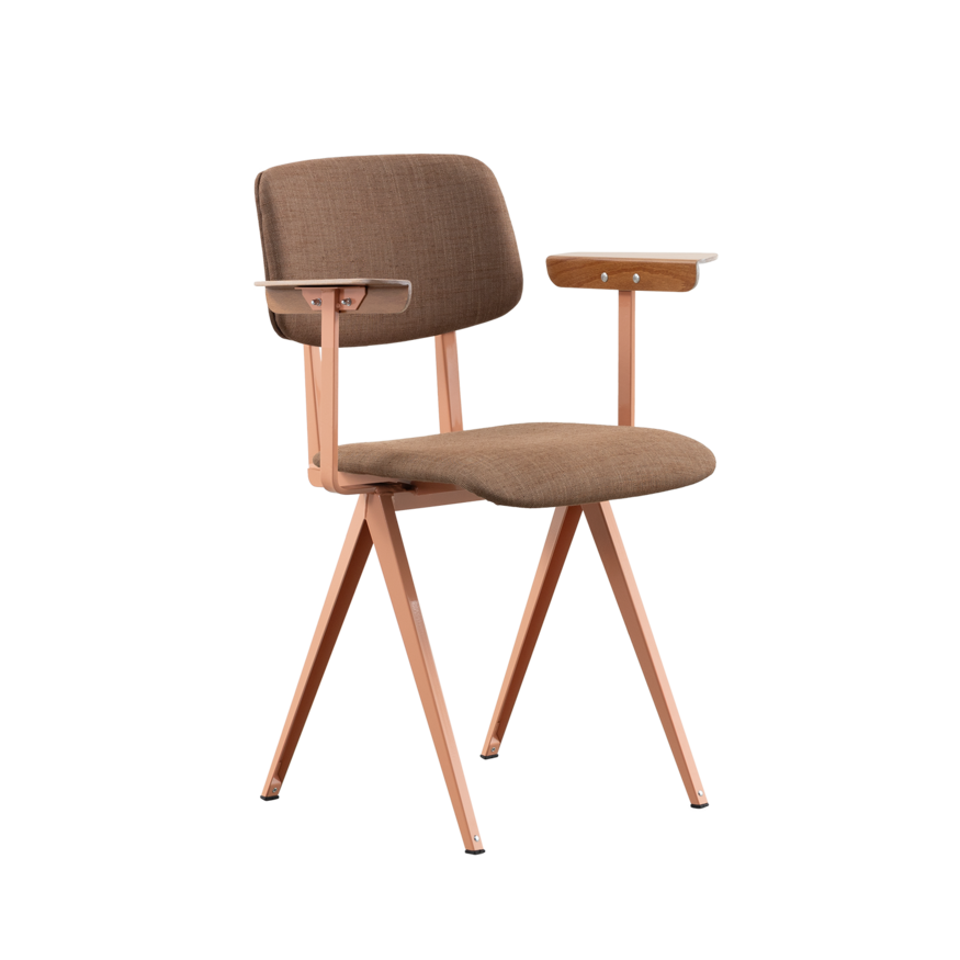 S16 Design Eetkamerstoel met armleuningen Galvanitas Compass Collection S16 Design Eetkamerstoel met armleuningen