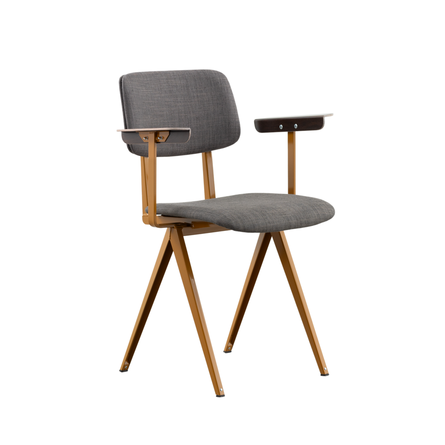 S16 Design Eetkamerstoel met armleuningen Galvanitas Compass Collection S16 Design Eetkamerstoel met armleuningen