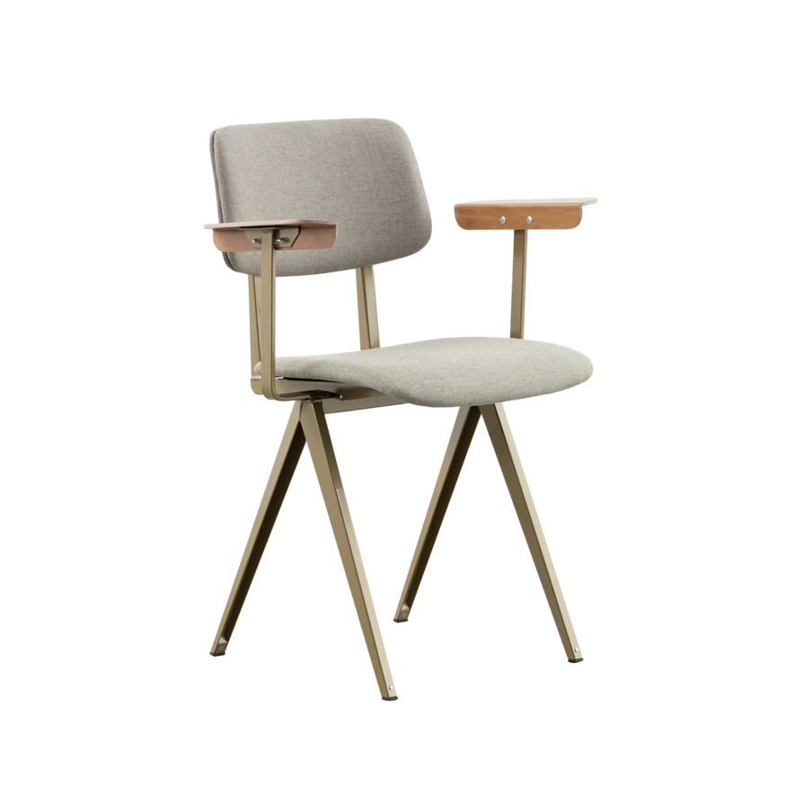 S16 Design Eetkamerstoel met armleuningen Galvanitas Compass Collection S16 Design Eetkamerstoel met armleuningen