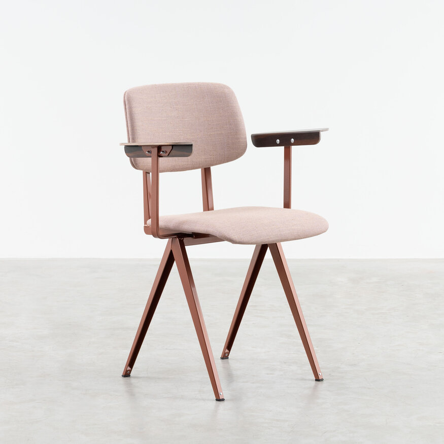 S16 Design Eetkamerstoel met armleuningen Galvanitas Compass Collection S16 Design Eetkamerstoel met armleuningen