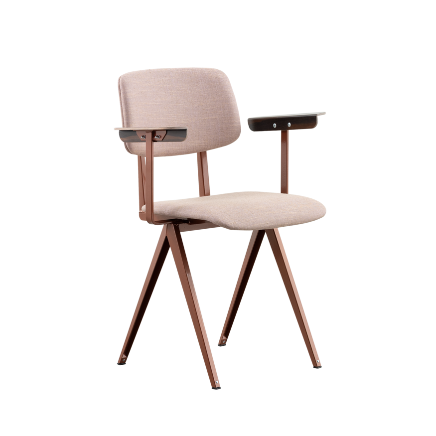 S16 Design Eetkamerstoel met armleuningen Galvanitas Compass Collection S16 Design Eetkamerstoel met armleuningen