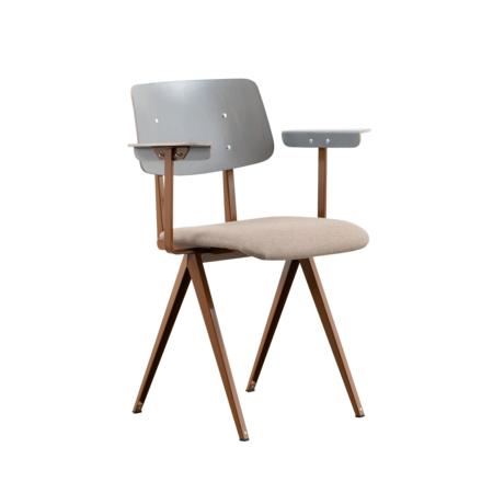 S16 With Armrests Loam Brown | Seat Liver