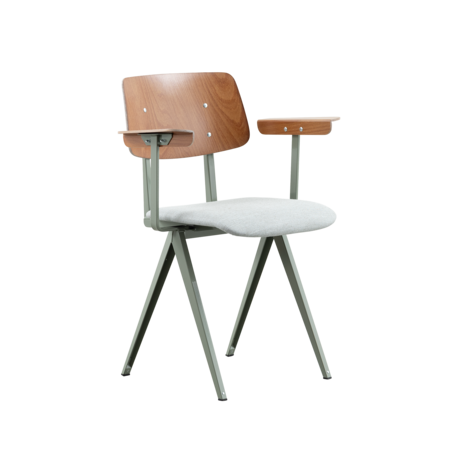 S16 Met Arm Cementgrijs | Zitting Lightgrey
