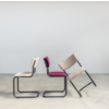 Dykmeyer De Purmer tubular frame Dining chair