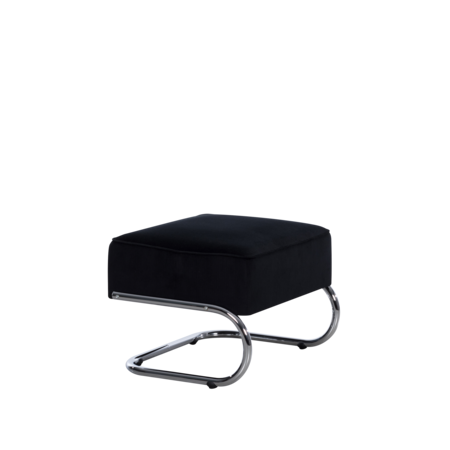 De Zwaan Footstool Rib | Black