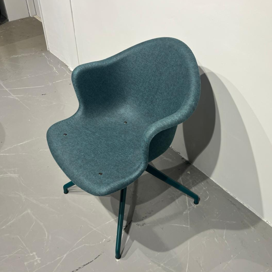 De Machinekamer Spettr Chair PET Felt Petrol