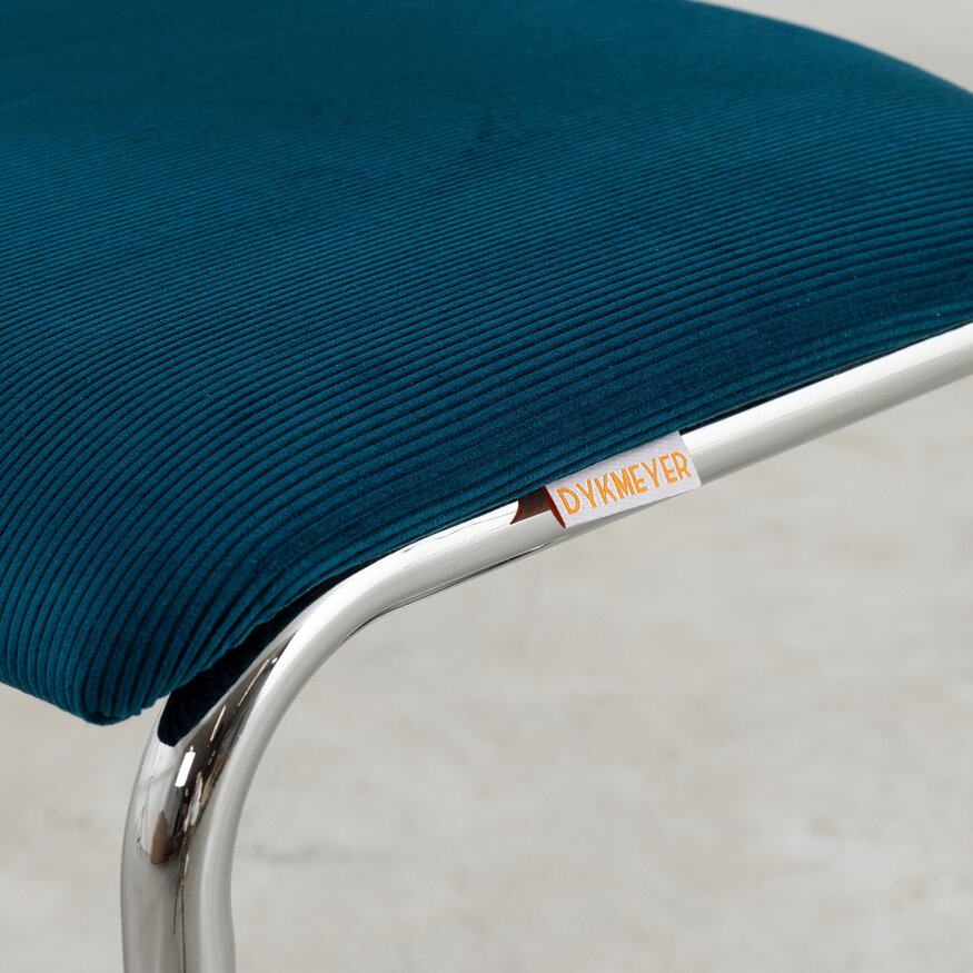 Dykmeyer De Purmer tubular frame Dining chair