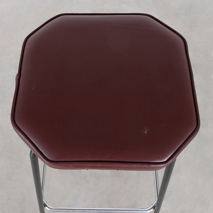 AP Originals Set of 4 Salomonson bar stools skai upholstered AP Originals