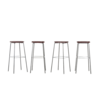 AP Originals Set of 4 Salomonson bar stools skai upholstered AP Originals