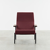 Spectrum design meubels Martin Visser SZ67 fauteuil donkerrood wol Spectrum
