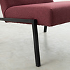 Spectrum design meubels Martin Visser SZ66 fauteuil donkerrood wol Spectrum