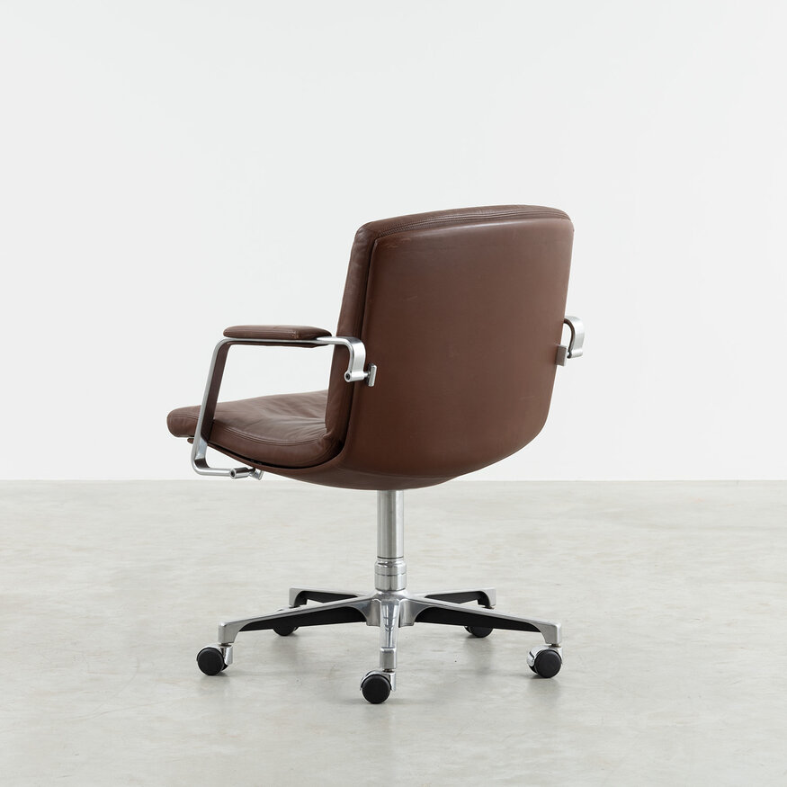 Kill International Preben Fabricius and Jorgen Kastholm desk chair leather Kill International