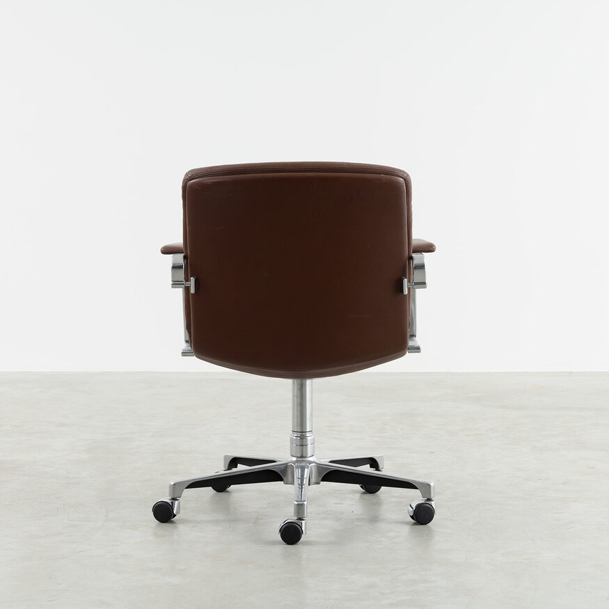 Kill International Preben Fabricius and Jorgen Kastholm desk chair leather Kill International